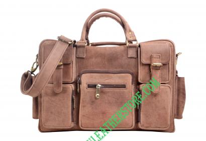 New retro crazy horse leather men Messenger bag shoulder bag travel laptop bag
